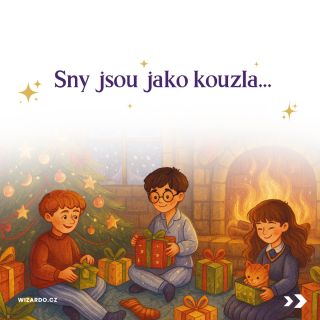 Ať už jsi Nebelvír, Havraspár, Mrzimor nebo Zmijozel. Každý má svůj sen. Kouzelné svátky všem. Wizardo tým. ❤💙💚💛...